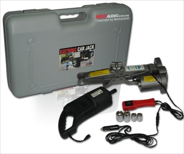 JLINK 12V DC Electronic Car Jack (3 Tons) & Wheel Nut Gun to Change